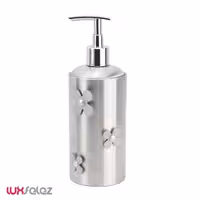 جا مایع ظرفشویی آسمان مدل گرد بلند رومیزی استیل گلدار