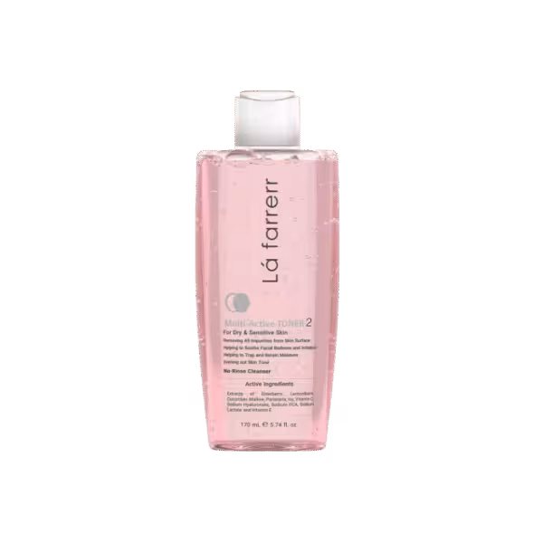 تونر پاک کننده صورت لافارر مدل Dry & Sensitive Skin کد 2 حجم 170 میلی لیتر
