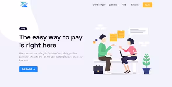 دانلود اسکریپت درگاه پرداخت مدرن Boompay