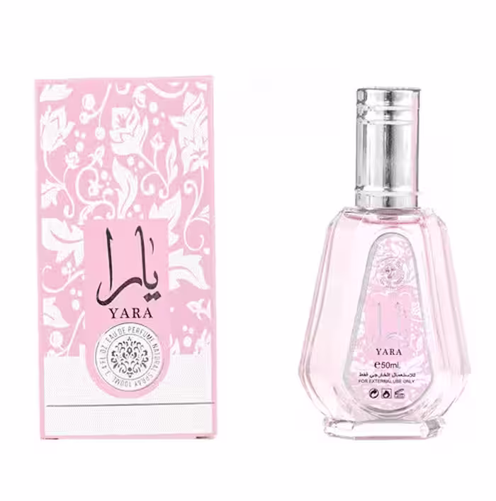 عطر ادکلن یارا صورتی 50 میل فراگرنس ورد Yara