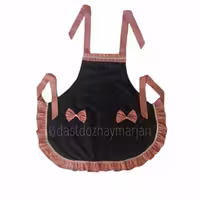 پیشبند دامنی چین دار طرح مرجان 3لایه جنس عالی و ضخیم