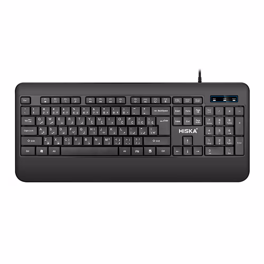 کیبورد سیم دار هیسکا HISKA HX-KE205