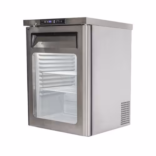 یخچال زیر کانتری استیل درب شیشه ایگلو