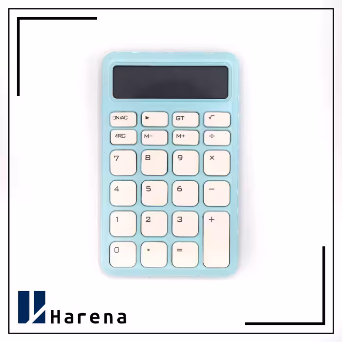 ماشین حساب کد 803 رنگ آبی