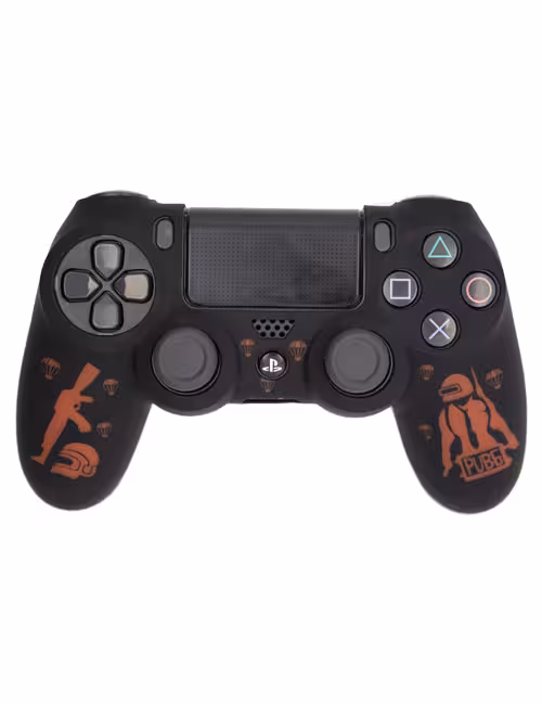 روکش محافظ دسته PS4 لیزری مشکی قرمز طرح پابجی