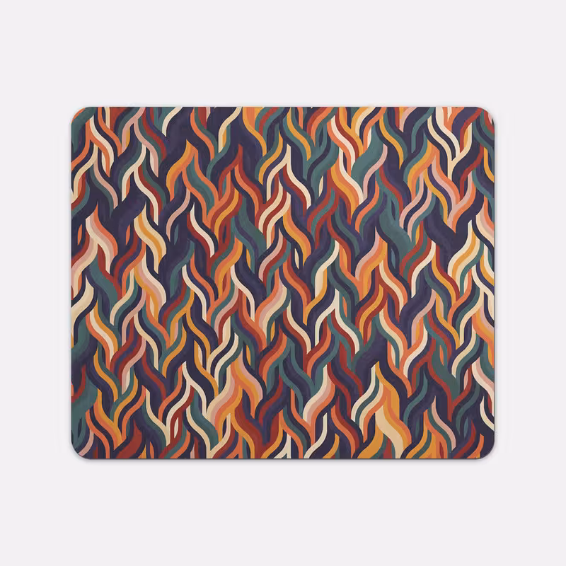 پد موس - پد ماوس مدل Flames Pattern
