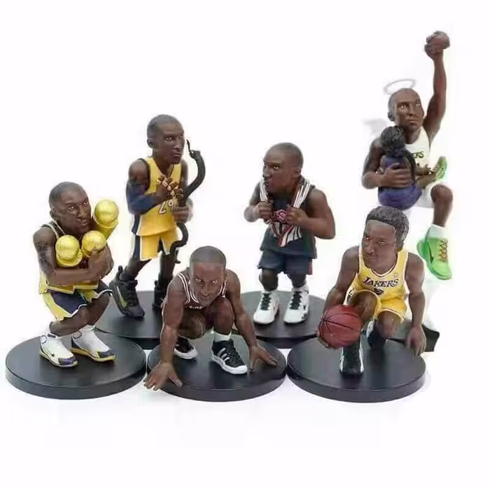 ست شش عددی مینی فیگور کوبی برایانت | Kobe Bryant | از تیم لیکرز