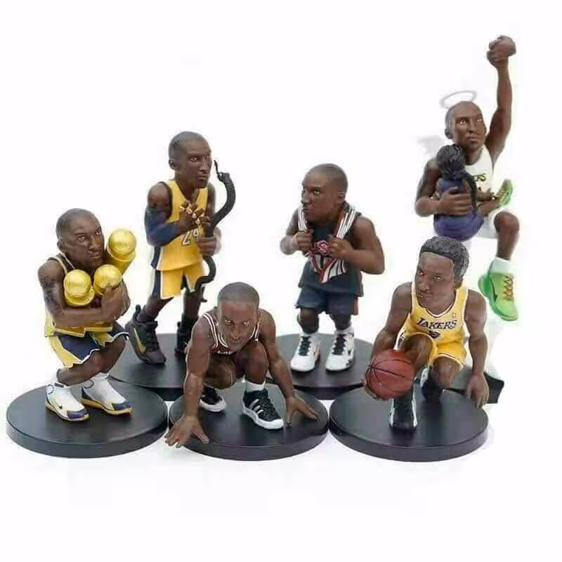 ست شش عددی مینی فیگور کوبی برایانت | Kobe Bryant | از تیم لیکرز