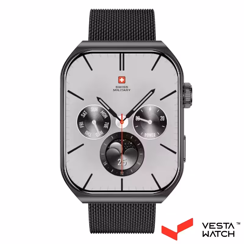 ساعت مچی هوشمند سوئیس میلیتاری SWISS MILITARY مدل ALPS3-GUNF-GUNSSt
