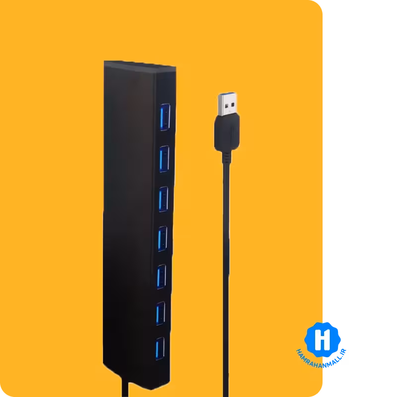 هاب 7 پورت USB 3.0 کی نت مدل H12