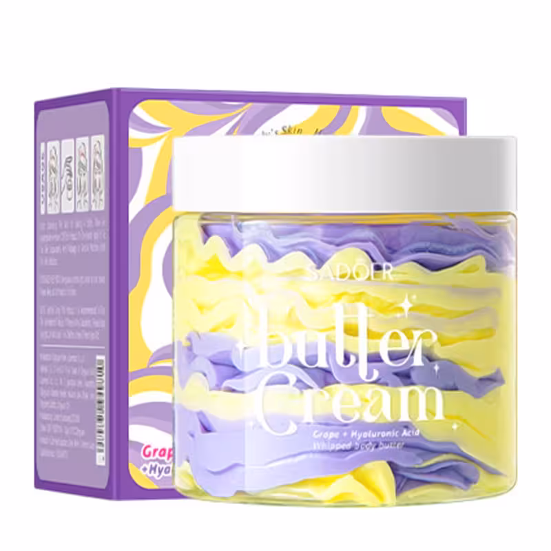 کره بدن سادور Sadoer مدل Butter Cream رایحه Grape