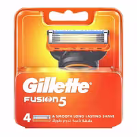 یدک خودتراش 5 تیغه 4 عددی Fusion 5 ژیلت Gillette