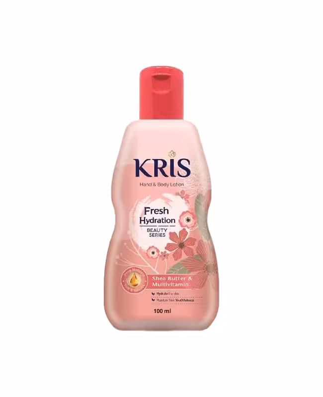 لوسیون مرطوب کننده دست و بدن کریس مدل fresh hydration حجم 100 میل