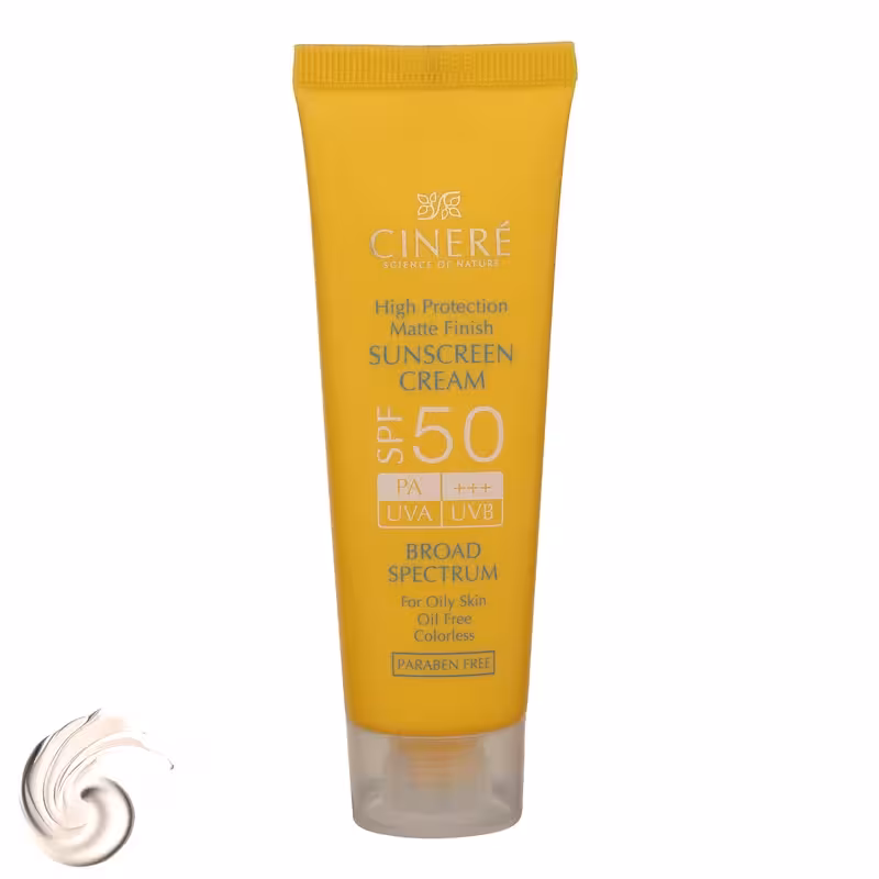 کرم ضد آفتاب بی رنگ SPF 60 سینره CINERE