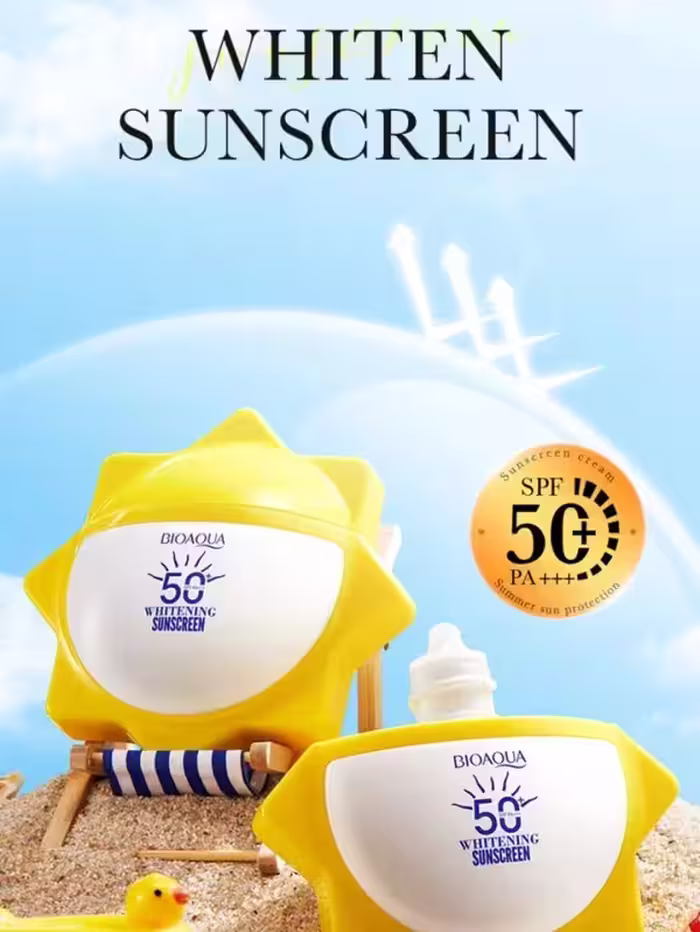 کرم ضد افتاب بیواکوا بی رنگ فلوییدی SPF50 مناسب انواع پوست مدل خورشیدی