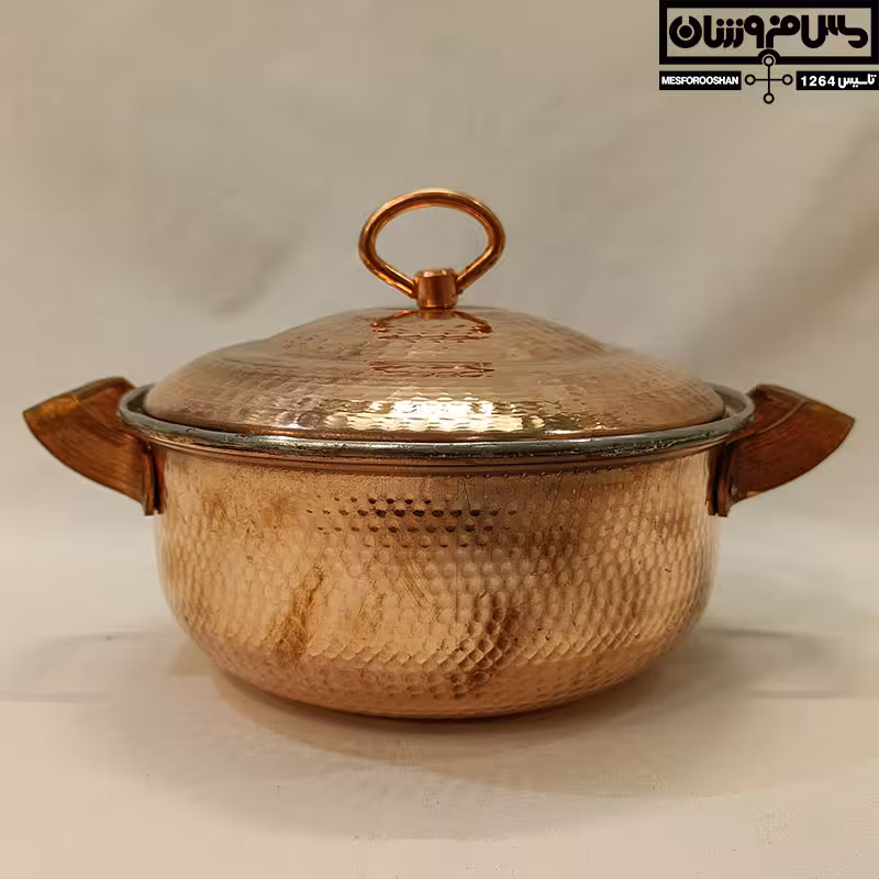 ماهیتابه مسی مدل میگو