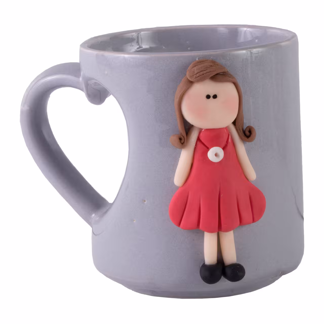 لیوان سرامیکی طرح عروسک خمیری