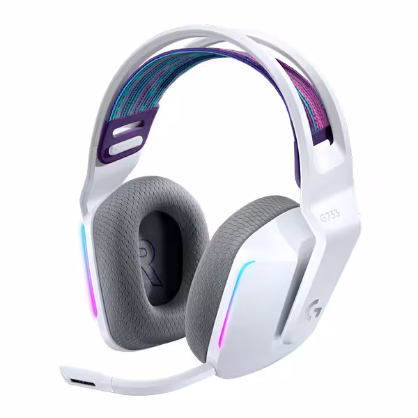 Logitech G733 7.1 Wireless Gaming Headset – White