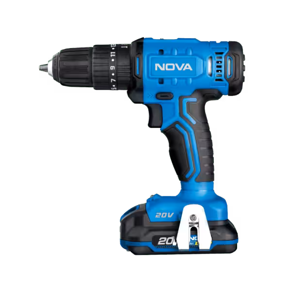 دریل شارژی 13 میلیمتری 20 ولت نووا 7720