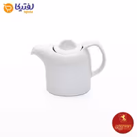 قوری قهوه خوری دو فنجان چینی زرین هتلی 49 سفید