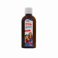 شربت امگا 3 پلاس زینک کیدز یوروویتال 200 میلی لیتر