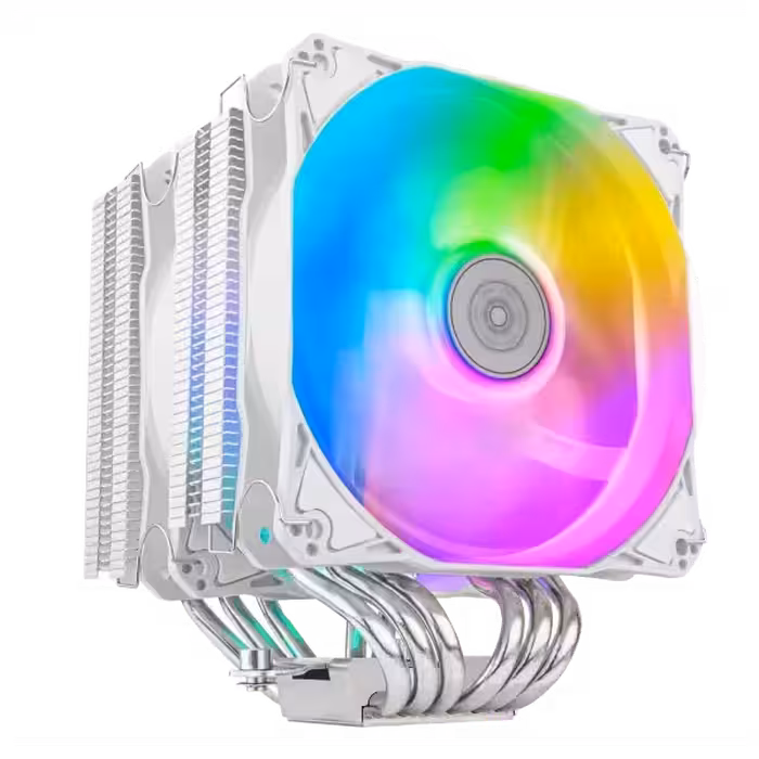 خنک کننده پردازنده سیلوراستون مدل Hydrogon D120 ARGB WH