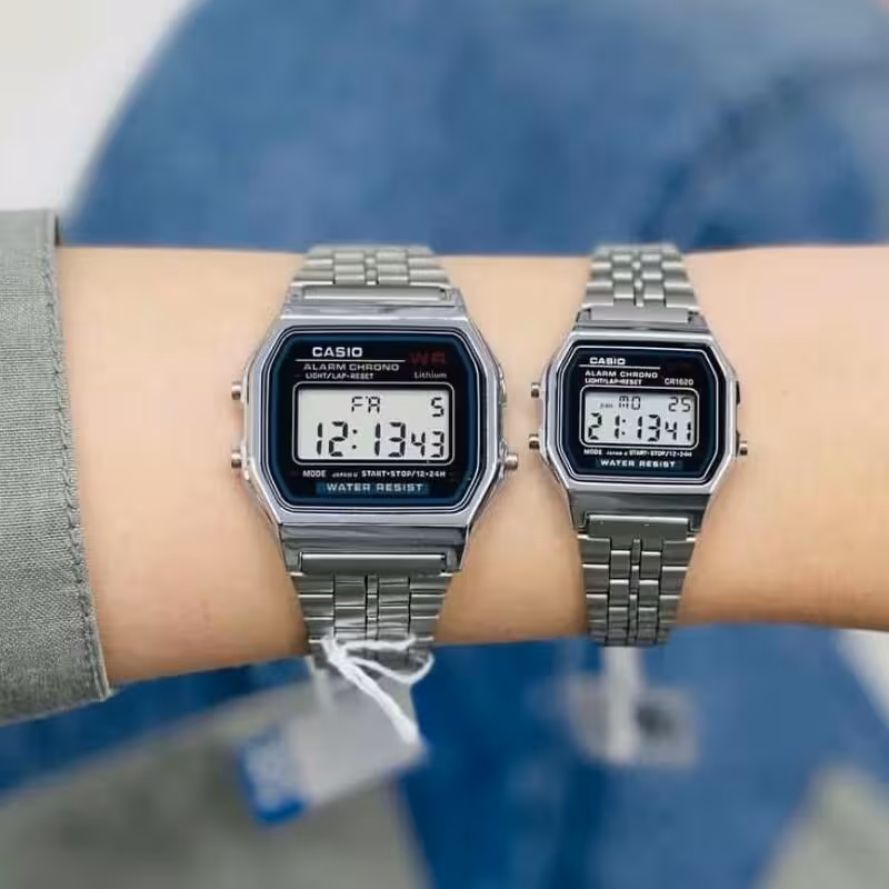 ست زنانه مردانه ساعت مچی دیجیتال کاسیو Casio نوستالژی