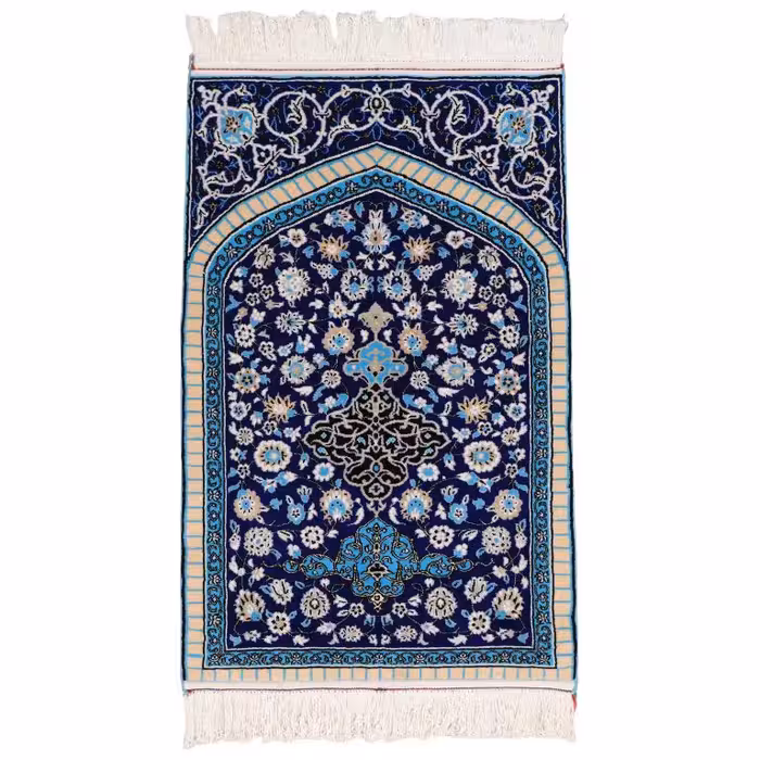 فرش دستبافت یک متری طرح سجاده کد 4031042