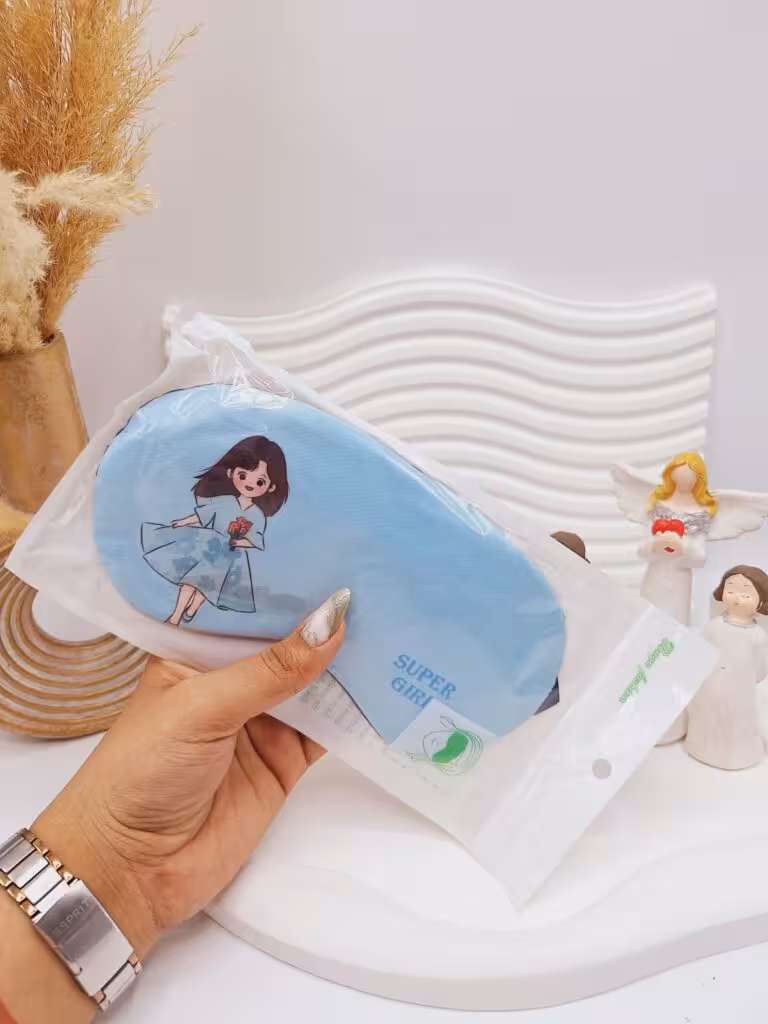 چشم بند کمپرس دار طرح دختر