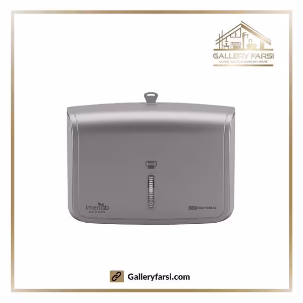 جا دستمال کاغذی ایمن آب مدل ورونا – تیتانیوم