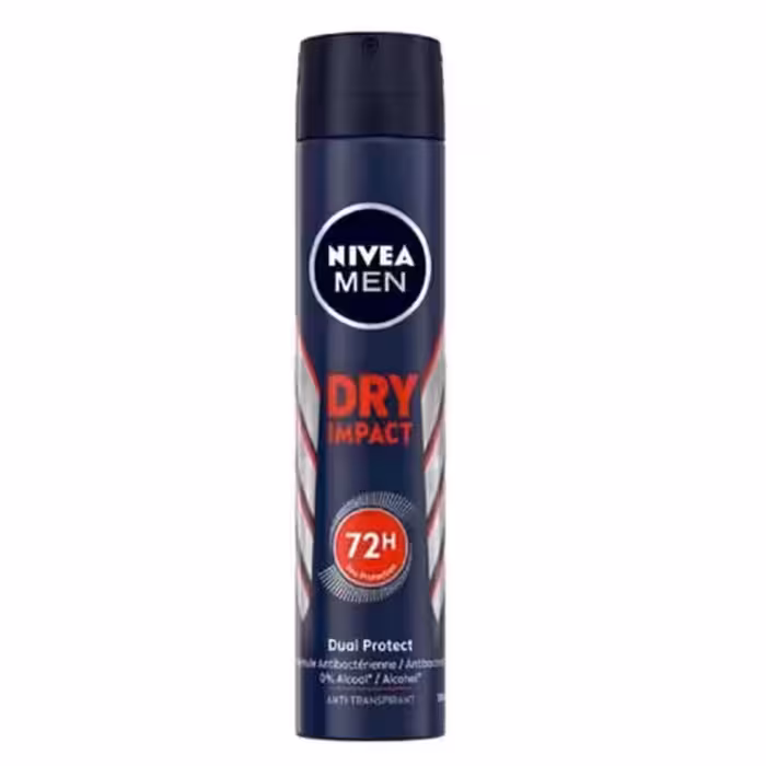 اسپری ضد تعریق نیوا NIVEA مردانه مدل DRY IMPACT حجم 200 میل