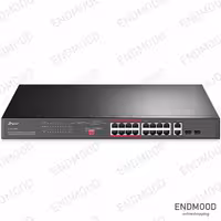 سوئیچ غیرمدیریتی PoE تی پی لینک TP-Link TL-SL1218MP