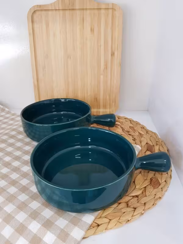 تابه تک دسته سبز یشمی