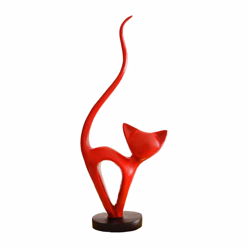 مجسمه طرح گربه کد1300