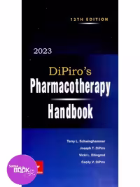 Pharmacotherapy Handbook Dipiro (12th ed) 2024