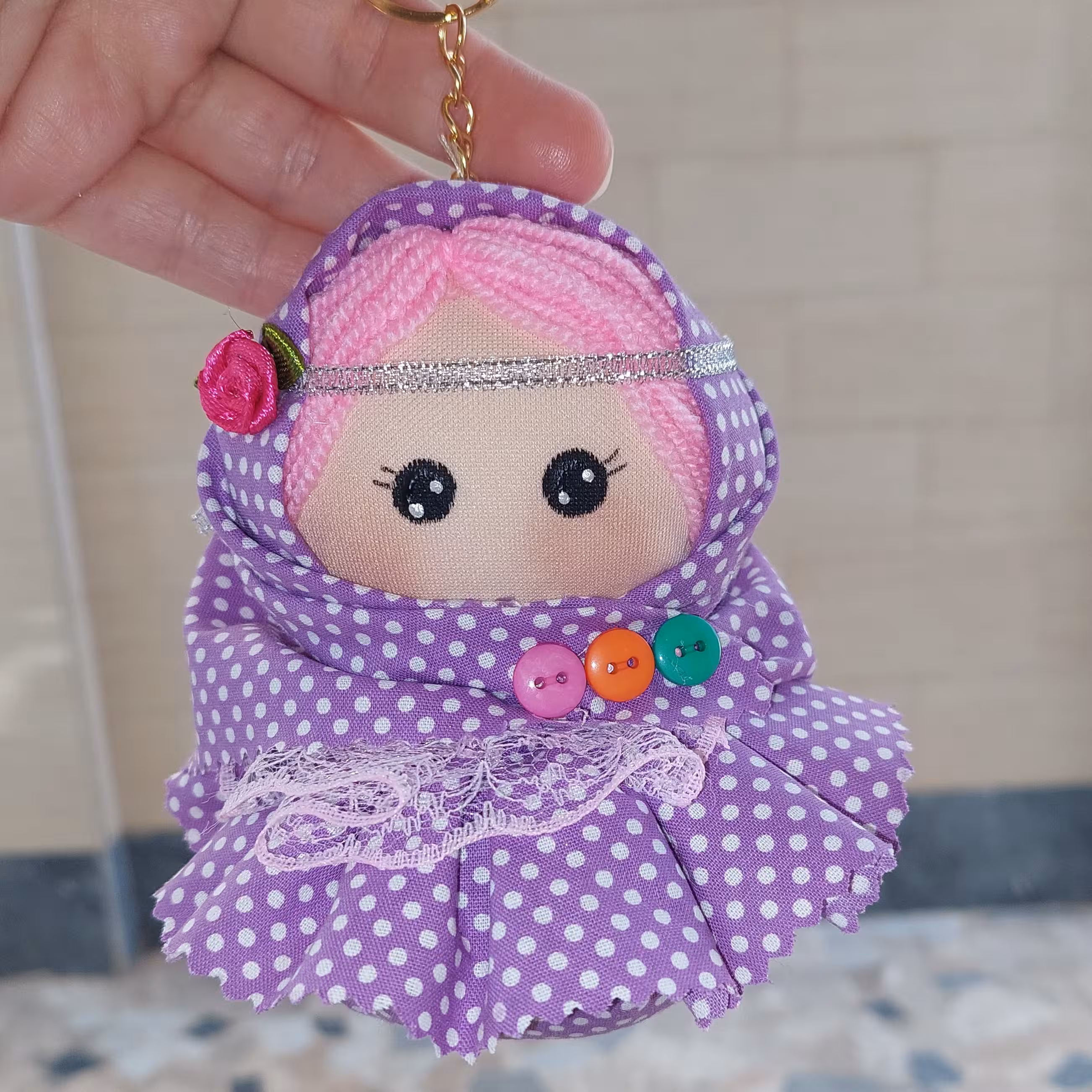 عروسک بقچه ای 11سانتی، جاسوییچی