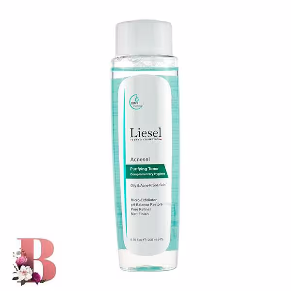 تونر صورت لایسل مدل آکنه سل حجم 200 میلی لیتر | Liesel Acnesel Toner 200ml