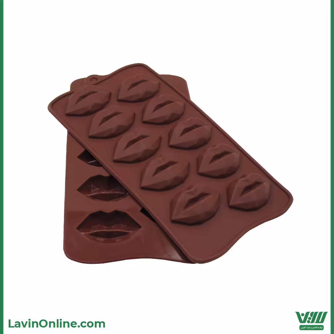 قالب سیلیکونی شکلات لب