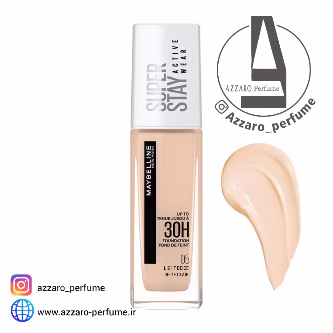 کرم پودر میبلین مدل Super Stay شماره 05 حجم 30 میل