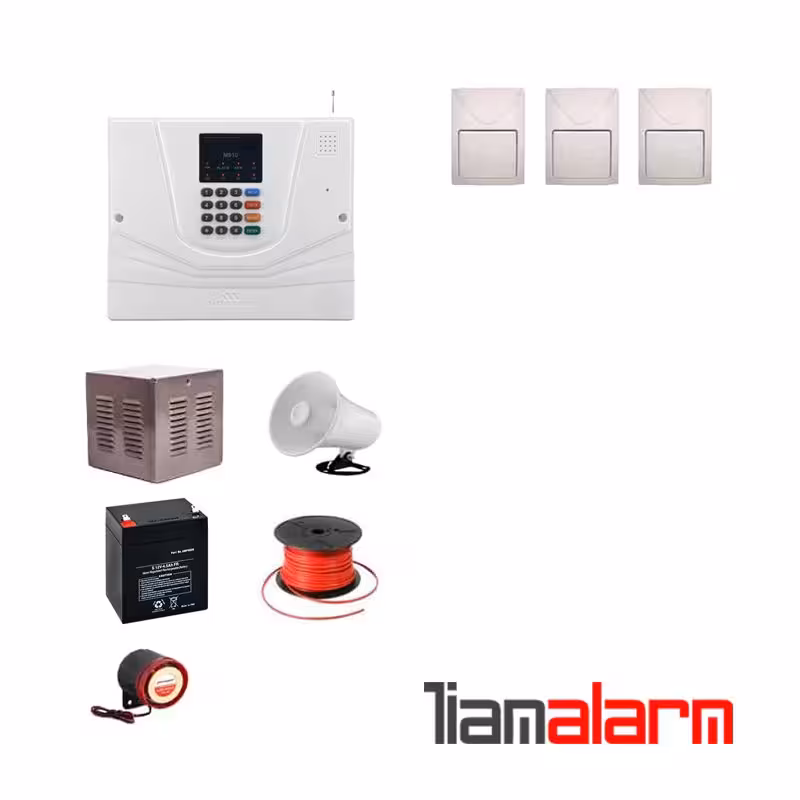 پکیج دزدگیر اماکن باسیم مدل مستر سیم کارتی و تلفنی M930F3