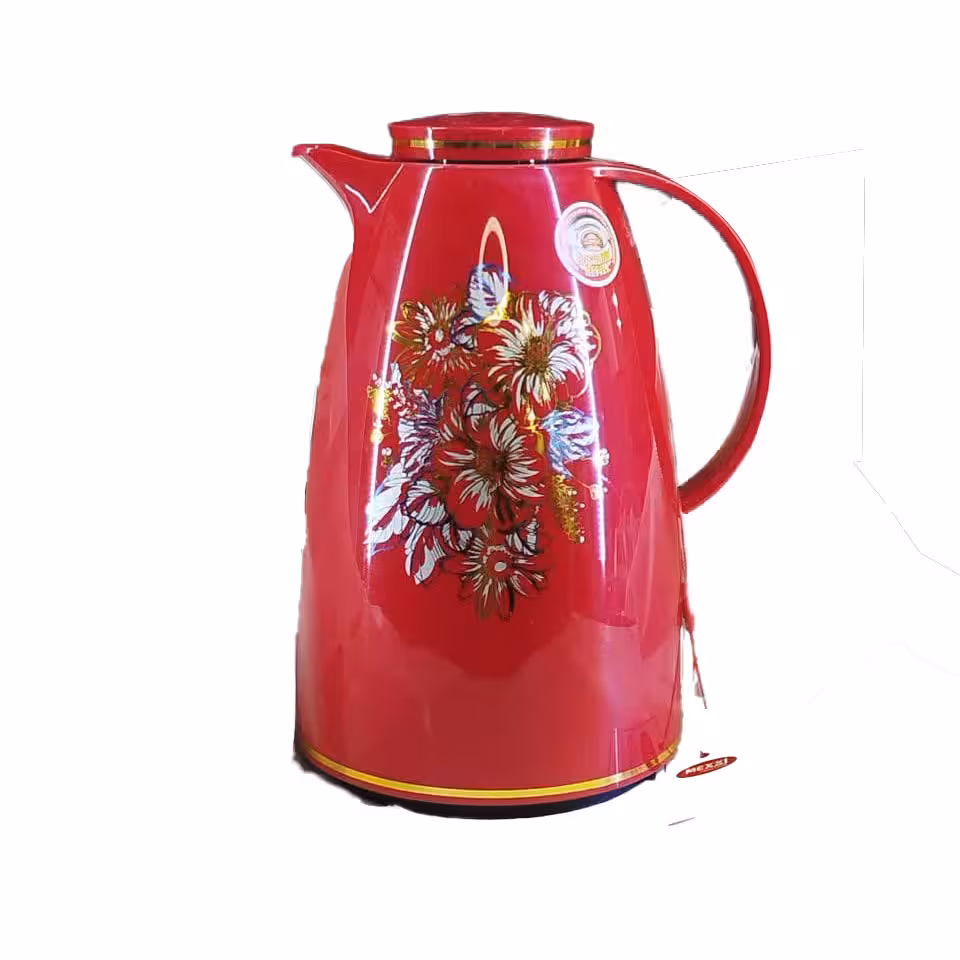 فلاسک شیشه قرمز مکسی 1.5 لیتری