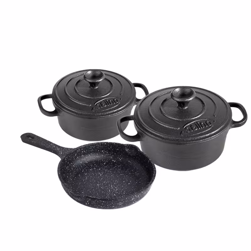 سرويس 5 پارچه چدن نالینو مدل Matteo کد 0169