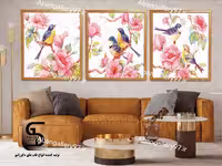 تابلو دکوراتیو سه تکه 60*40 درجه1
