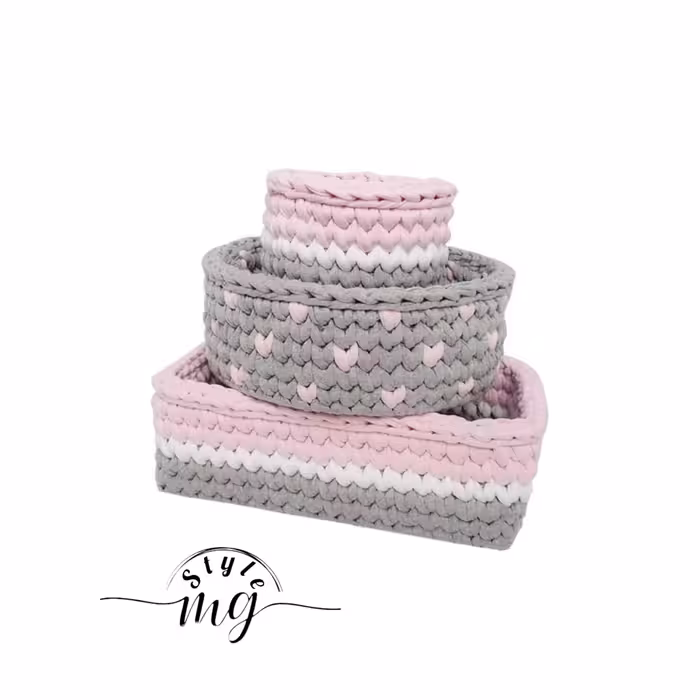 سبد وسایل کودک کد 124 مجموعه 3 عددی کاربردی