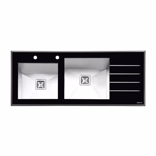 سینک شیشه ای ایلیا استیل مدل 8021