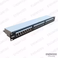 پچ پنل Cat6 24 پورت STP کی نت پلاس KP-NPC6S024