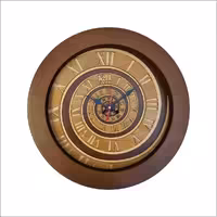 ساعت دیواری تمام چوبی مدل رویال کد Cks621