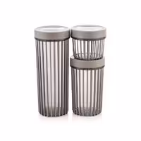 ست سه سایز بانکه گرد درب پیچی فولی لایف ضدنشتی چهاررنگ (LINEA) کد 4313