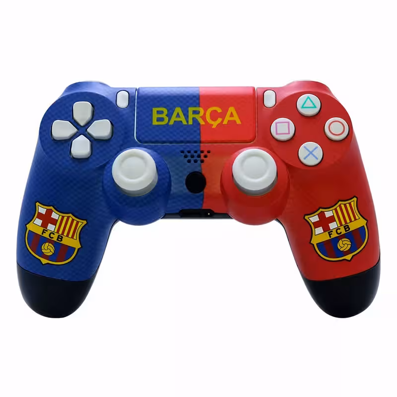 دسته بازی پلی استیشن 4 مدل barca طرح بارسلونا