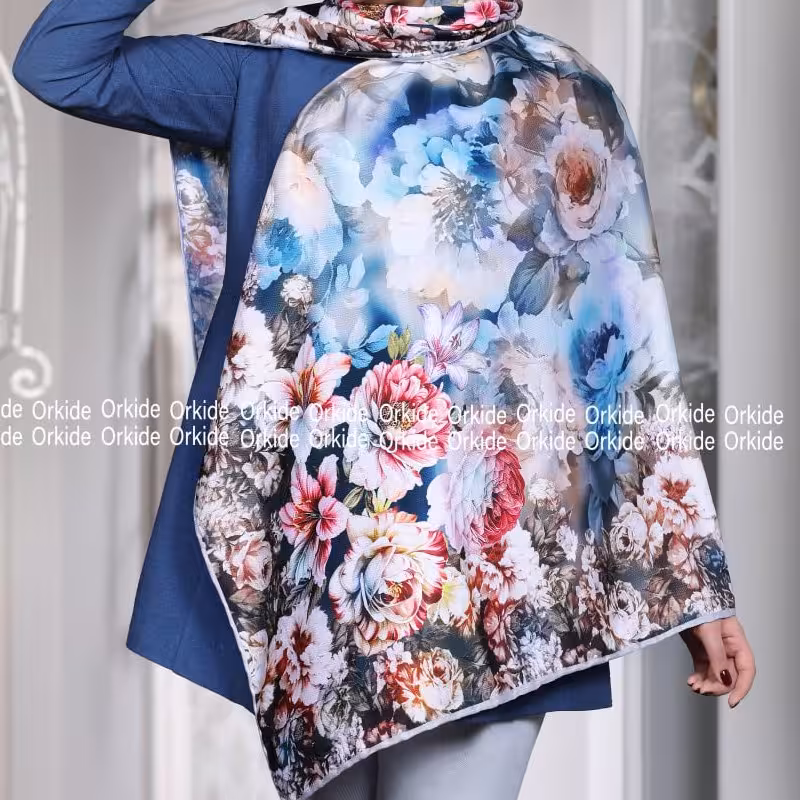 روسری نخ ابریشم گارزا 
